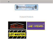 Tablet Screenshot of invis-a-beam.com
